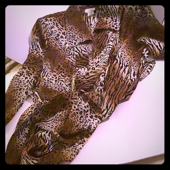 IC Animal print duster - Picture 1 of 3